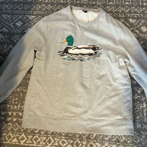 J Crew loon duck sweatshirt size XL